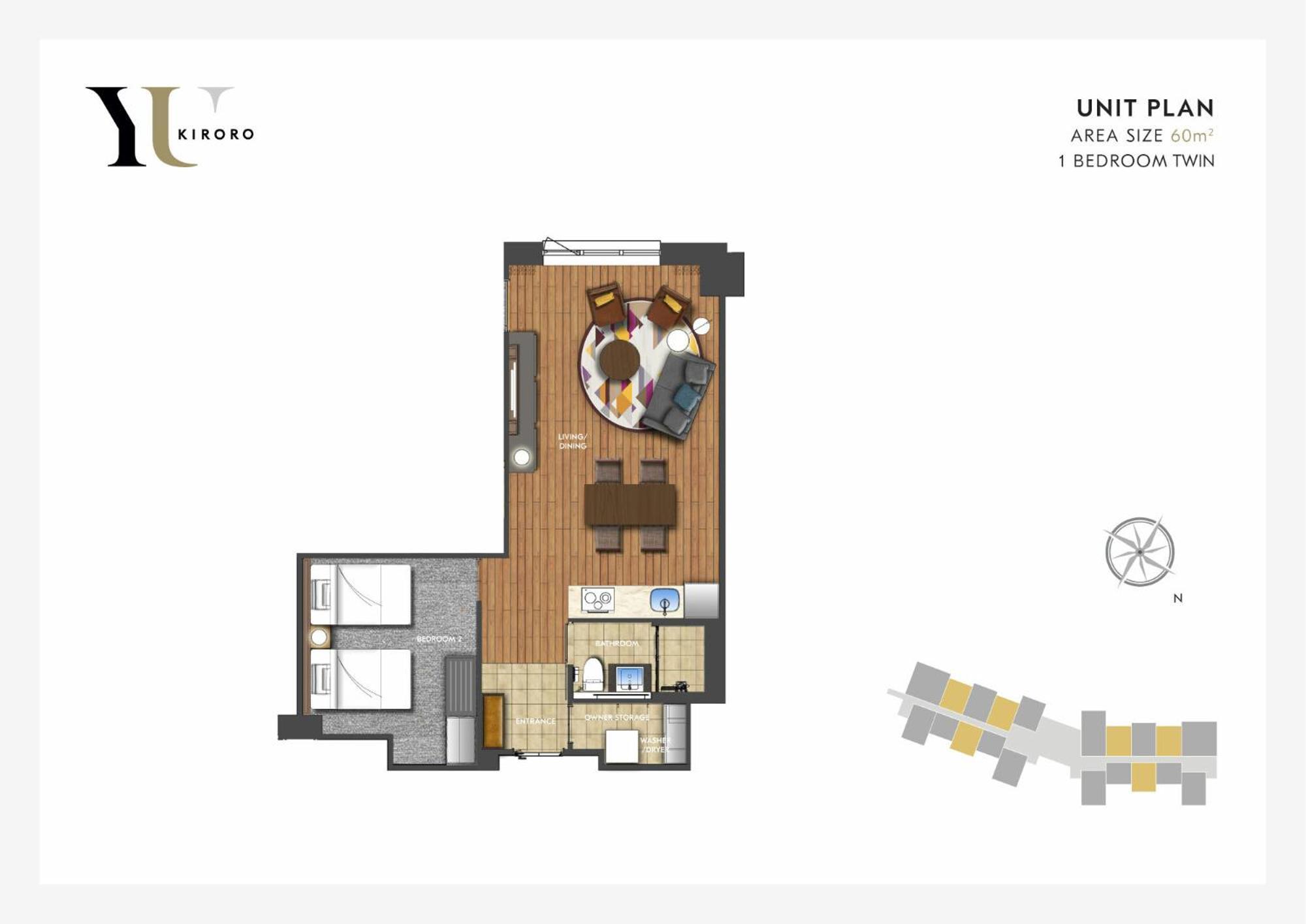 Yu Kiroro, Ski-In Ski-Out Luxury Residences Akaigava Szoba fotó